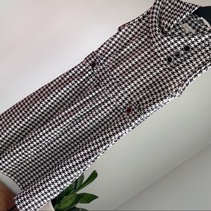 ModCloth Black and White Gingham Style Dress
